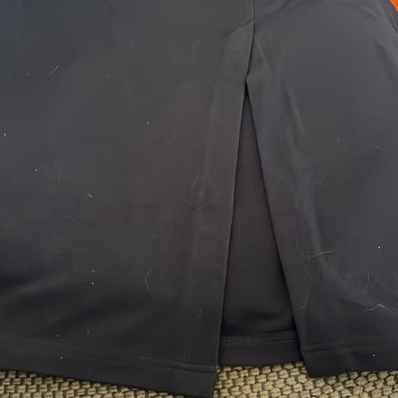 Mountain Lake dark blue long skirt, cut out in back, size L,drawstring waist - Picture 5 of 5